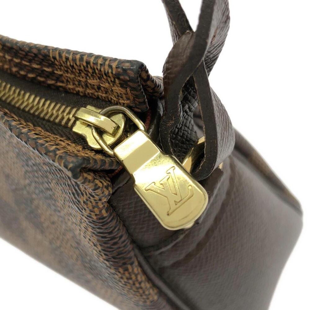 LOUIS VUITTON Brown Damier Pouch - Picture 4 of 7